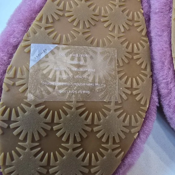 Ugg slippers size sz 9 brand new purple - Picture 5 of 15